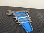#AY048 Vintage Blue-point Supreme Set 1-1/4" Open End Wrench Usa. Fixed Price $79.95.