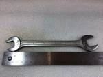 Snap On/blue POINT-SUPREME#S2224 -3/4 & 11/16 Sae, Double Open End Wrench-usa. Fixed Price $19.99.