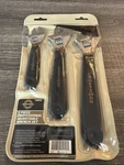 Sears Craftsman Professional Usa Nos 3PC Blk Gold Adjustable Wrench Set 44015. Fixed Price $399.00.