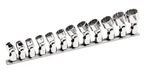 New Snap-on 3/8" Drive 5/16" Thru 1" 12-POINT Shallow Swivel Socket Set 212FUY. Fixed Price $557.99.