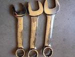 Snap 12 Point Short Combination Sae Wrench Set 3 Piece. Fixed Price $250.00.
