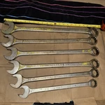 Vintage Proto Mfd Usa Jumbo Combination Wrench Lot 6PC 1/8- 5/8. Fixed Price $215.00.