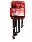 Craftsman 7PC Metric Combination Wrench Set Long 12PT Gunmetal Chrome CMMT87011. Fixed Price $35.00.
