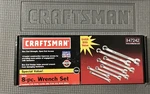 Nos Vintage Sears Craftsman 8PC Sae Combination Wrench Set 47242 Usa 1/4 - 5/8. Fixed Price $34.99.