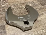 Snap-on SCO68 1/2" Drive Sae 2-1/8 Crowfoot Wrench Usa Unused. Fixed Price $128.00.