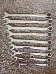 Matco #9 Piece Sae Combination Wrench Set. Fixed Price $290.00.