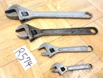 Proto Tools Piece Adjustable Crescent Style Wrenches 4, 6, 10, 12 Inch. Fixed Price $120.00.