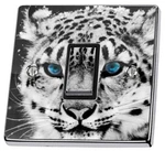 White Tiger Light Switch Power Socket Sticker Vinyl Skin Cover Decal Leopard Zoo. Fixed Price $6.62.