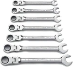 7 Pc. 12 Point Flex Head Ratcheting Combination Metric Set - 9900D. Fixed Price $117.97.