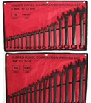 32PCS Combination Wrench Set, Metric 6 To 32MM & Sae 1-1/4" Raised Panel. Fixed Price $86.97.