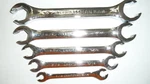 Craftsman Professional 5PC Sae Flare Nut Line Wrench Set 9-42012 Usa Bin Obo. Fixed Price $79.99.