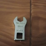 Mac 3/8" Drive 7/16" Co 14 E3 Usa Chrome Open End Crowfoot Wrench Socket. Fixed Price $20.00.