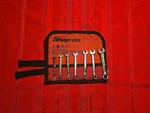 Snap-on Pc 6-POINT Metric Flank Midget Combo Wrench Set 4 9 Mm OXIM707SBK. Fixed Price $199.00.