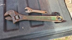 Vtg Green S-k Wayne 10 & Utica Tools 90-4 Adjustable Wrench Defiance Ohio Usa. Fixed Price $19.99.