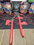 Used Snap-on 16" Red Vinyl Grips Adjustable Joint Pliers #AWP160. Fixed Price $75.00.