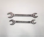 Vintage Westline Open End Wrenches 19/32" 11/16" & 5/8" 3/4" Western Auto. Fixed Price $8.00.
