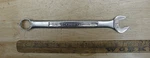 Vntg Craftsman V-44701 Comb. Open & 12 Pt Box End WRENCH,3/4" 9-1/2",EXCELLENT. Fixed Price $12.99.