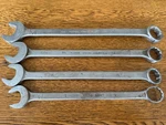Lot Of Vintage Vlchek WBE32 WBE34 WBE36 WBE40 Sae Alloy Combination Wrenches. Fixed Price $47.50.