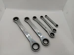 Craftsman 5PCS Ratcheting Double Box End Wrench Set 1/4" - 7/8" Sae Usa. Fixed Price $32.23.