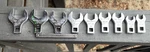 Mac Tools 9 Piece Crowfoot Wrench Set 1" 7/16, CO32 - CO14. Fixed Price $99.00.