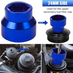 Fuel Oil Filter Socket Cap Blue Ford Powerstroke Diesel 6.0L 6.4L 2003-2010. Fixed Price $16.98.
