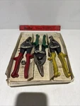 Blue Point 3PC Tin Snip Set Vintage Half Box DAS30. Fixed Price $36.00.