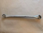 Snap On 13/16"-15/16" Chrome Offset Spline Round Handle Wrench XDES2630. Fixed Price $48.00.
