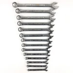 Vtg Craftsman Usa Pc Combination Wrench Set 12PT Metric 6MM To 18MM Vv Series. Fixed Price $74.97.