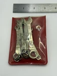 Sears - Ignition Wrench Piece Set With Case 94484 Box And Open End Vintage Usa. Fixed Price $14.99.