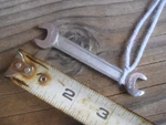 Vintage Indestro *** 8MM & 9MM Metric Open End Wrench 40809 Usa. Fixed Price $8.85.