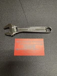 Snap-on Tools 6" Length Chrome Smooth Jaw Adjustable Wrench AD6BA. Fixed Price $100.00.
