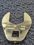 Proto Tools Usa 4928CF 7/8" Open End Crowfoot Wrench. Fixed Price $20.27.