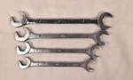 Vintage Mac Tools 4PC Sae Angle Open End Wrench Set DA18, 16, 14, 12 Made Usa. Fixed Price $56.24.