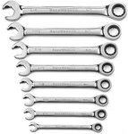 Gearwrench 8 Pc. 12 Point Open End Ratcheting Combination Sae Silver. Fixed Price $145.21.