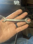 Snap On 7/16"-1/2" Sae Double Open End Wrench Usa S-1416B. Fixed Price $9.00.