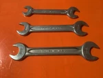 Vintage Indestro Open End 12MM-19MM Metric Wrench Set Made / Forged Usa. Fixed Price $28.95.