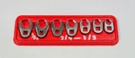 (MA4) Snap-on Frh 3/8 Drive Flare Nut Line Crowfoot Wrench Set. Fixed Price $110.00.