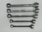 Mac Tools Usa 5PC Short Sae 7/16-3/4 Cw Combination Wrench Set Lot, 12 Point. Fixed Price $64.99.