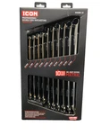 Icon WRDBM-10 Piece Metric Double Box Ratcheting Wrench Set (56653). Fixed Price $109.95.
