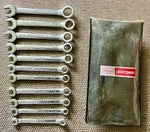 Craftsman 10 Piece Sae Combination Ignition Wrench Set 9-43441 W/pouch Usa. Fixed Price $11.99.