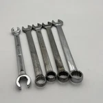 Lot Of 5 Snap-on Vtg Underlined Combination/line Wrenchs Sae Set. Fixed Price $75.00.
