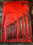 Nos Snap-on 11-PC Sae 10 Offset Double Box End Wrench 1/4" 1-5/16" Usa. Fixed Price $629.95.