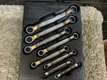 Snap On Pc 12-POINT Metric Short Box Wrench Set (6/7 18/20 Mm) XSM608B. Fixed Price $249.95.