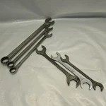 Vintage Cornwell Tools 6-PIECE Sae Combination And Open-end Angle Wrench Set Usa. Fixed Price $49.99.