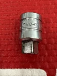 Snap On, 3/8" Drive External Pipe Plug Chrome Socket, PPM412, Usa Made. Fixed Price $16.99.