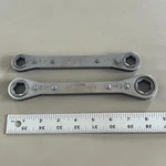 Snap-on Ratchet Wrench 2 Pc Set RBM1415SA And RBM1719S Tools Chrome Usa. Fixed Price $130.00.
