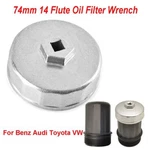 74MM Oil Filter Wrench 14 Flutes For Volkswagen, Mercedes Benz, Vw, Audi Etc.. Fixed Price $11.80.