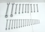 Gedore Brazil No. 1B Metric Combination Wrench Set 7MM 50MM Chrome (incomplete). Fixed Price $629.10.