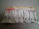 Craftsman 44111 Professional Metric 7PC Short Stubby Combination Wrench Set Nos. Fixed Price $90.00.