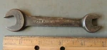 Vintage No. 723A William Open Wrench 3/8" X 1/2". Fixed Price $45.00.